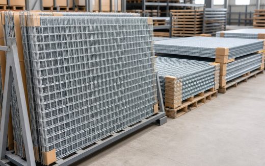 Galvanized welded wire mesh panels protected for wholesale export
